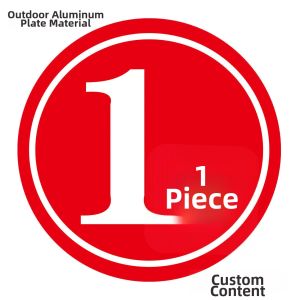 RUIKELAIXIANG | Reflective Metal Number Sign for Door Building