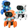 Tiktok Same Style Kids Toys Early Education Electric Robot Remote Control Baby Boys and Girls Smart Walking and Dancing. 