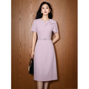 Pink Bow Little Style Dress Elegant Unique