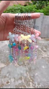 COD 12pcs Gantungan Kunci Murah Mix Warna/Ganci Lucu