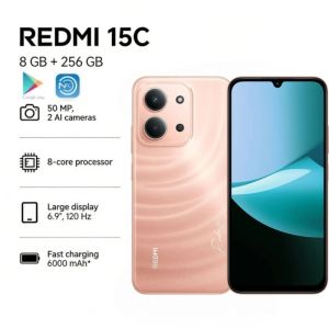 Redmi | 2026 new Redmi 15C 5G 8GB+256GB High Storage Smartphone with 6000mAh Battery Ultra Long Battery Life 2026 New Release