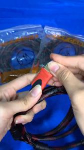 ( SIAP KIRIM ) KABEL HDMI TO HDMI 1.5M / KABEL HDMI JARING 1.5 METER HIGH QUALITY / HIGH SPEED by KEDAI REJEKI