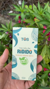 Tinh Dầu Ấm RIDIDO TCS - Ấm Sâu Giảm Đau Cơ Cổ Vai Gáy - Thành Phần Tự Nhiên