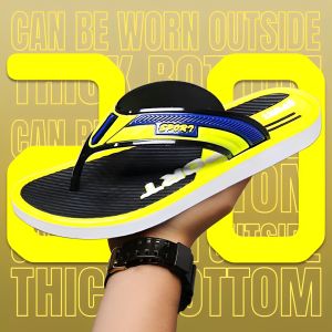 Slippers for mens new men slippers fashion trend indoor outdoor bathroom slipper for men korean casual soft flip flop for men