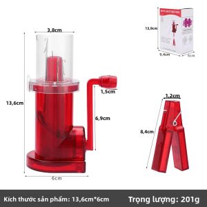 Máy Đan Len Mini Xoay Tay 1 Cái Bằng Nhựa Sử Dụng Tay Dụng Cụ Dệt Bền Đồ Thủ Công Tự Làm
