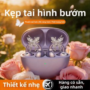 xilixili | Trang Sức Cao Cấp Cho Nữ Đính Kim Cương Hình Bướm Kẹp Tai Trang Trí DIY Thiết Kế Số Lượng Ít