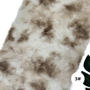 25x45cm Plush Fabric Tie Dyed Printed Fabric Cotton Doll Hair Material Throw Pillow Table Cloth Diy Fashion Clothing Sewing