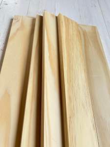 กว้าง6.5cm.หนา1.2cm.ยาว60cm.จำนวน5แผ่นไม้สนนอก ไม้สนนำเข้าไม้สนนอกราคาถูกไม้สนแผ่นไม้สนใหม่มือ1 รีดเรียบ 4ด้าน ไม่มีรอยตะปู อบแห้ง อบยากันแมลง พร้อมใช้