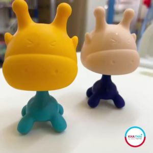 ยางกัดเด็ก ยางกัดยีราฟ ฟู้ดส์เกรดเข้าปากได้ BPA Free นิ่ม นุ่ม ถือง่าย ยางกัดซิลิโคน ยางกัด 4112