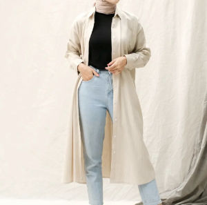 Oversize Dress - Shirt Dress - Oversize Tunik - Midi Dress Linen Oversize Dress  - Tunik Midi Jumbo