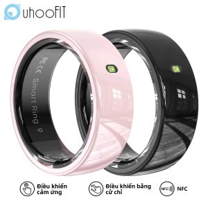 Nhẫn Thông Minh R05 NFC Điều Khiển Bằng Cử Chỉ Cảm Ứng Theo Dõi Nhịp Tim Giấc Ngủ Thể Dục Thể Thao Với Hộp Sạc - Uhoofit