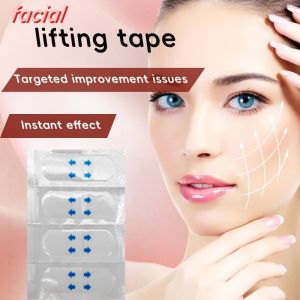 400pcs Lifting Up Face Stickers Invisible Transparent Thin Face Contours Patche Chin Lift Tools V-Shape Face Skin Adhesive Tape