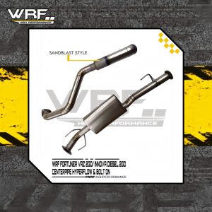 WRF CENTERPIPE & TAILPIPE BOLT ON INNOVA REBORN 2GD/FORTUNER VRZ TYPE HYPERFLOW