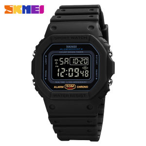 SKMEI 1628 Military Digital Watch for Men Sports Waterproof Shockproof Mens Wristwatches LED Didplay Alarm Clock 1988