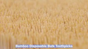 Wooden Dental Teeth Disposable Durable Household Use Picks Restaurant Natural Bamboo Toothpick