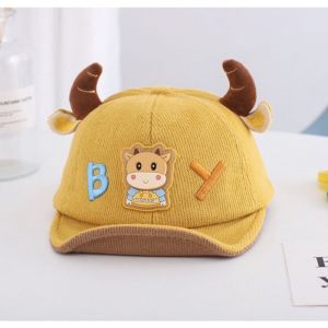 CAE - Topi Bisbol Anak Laki Perempuan 0-2 Tahun Chicco Cow Baseball Hat Import