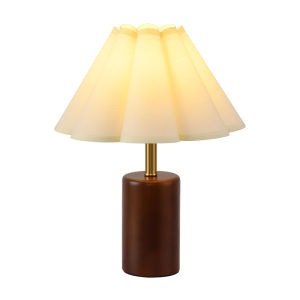 DGY | Retro Walnut Bedside Lamp