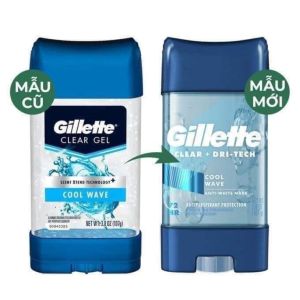 Gel khử mùi Gillette cho nam EN231 giảm tiết mồ hôi cho vùng da dưới cánh tay hương cool wave 107g