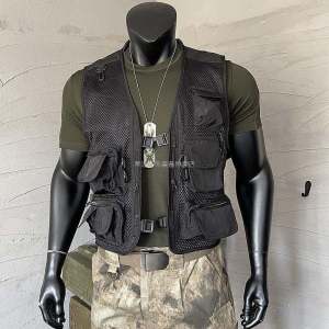 Áo Vest Chiến Thuật Mùa Hè Đa Năng Cho Nam Áo Vest Đi Xe Đạp Câu Cá Đường Dài Nhiều Túi Áo Vest Công Sở Quân Đội