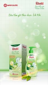 [CHÍNH HÃNG] Sữa tắm gội thảo dược Ích Nhi - Bảo vệ da bé suốt 24 giờ khỏi rôm sảy hăm da mẫn ngứa