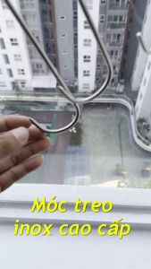 Móc treo đồ đa năng hình chữ S chất liệu INOX không gỉ treo đồ dùng phòng bếp nhà tắm chịu lực 15kg Không dễ dàng bị biến dạng