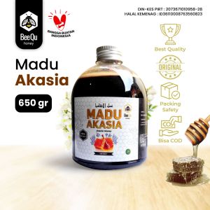 Madu Asli Murni Akasia Carva Carpa Sumatra 650 gram - BeeQu Honey