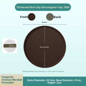 ZHENTAIYUAN | Commercial Non-slip Thick Plastic Tray