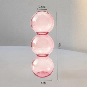 Phong Cách Bắc Âu Bình Thủy Tinh Đầy Màu Sắc Cắm Hoa Thủy Canh Bong Bóng Bình Trang Trí Cho Phòng Khách Gia Đình Máy Tính Để Bàn