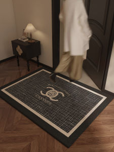 French Style Door Mat Customizable Vintage Entrance Rug Home Use Dustproof Wear Resistant Machine Washable Floor Carpet