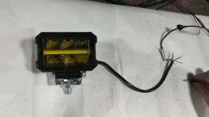 J392  4INCH X 3INCH LED 12V/24V/48V/80V SPOT LIGHT FOG LAMP WORKING LAMP WITH ORANGE DRL LED
