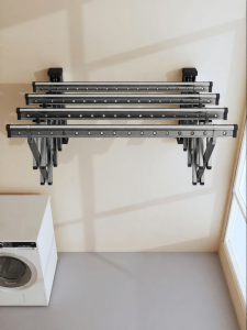 MINGZHI | Side Mount Invisible Folding Laundry Rack