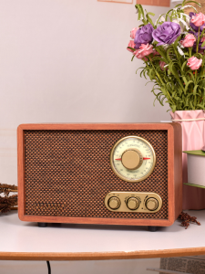 Retro Desktop Radio Full Band Antique High-End New Semiconductor Household Bluetooth for the Elderly Radio