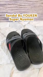Youken Hoki 137 Sandal Karet Selop Japit Jempol Murah Pria Dewasa Anti Air Anti Licin Sendal Karet Lentur Ringan M-L-XL