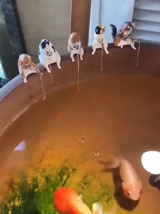 🚗พร้อมส่ง🚗เครื่องประดับรถยนต์ อุปกรณ์ตกแต่ง อุปกรณ์ตกแต่งภายในรถยนต์ ตกปลาลูกแมว