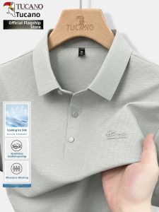TUCANO | Cool Summer Ice Silk Polo Shirt for Middle-aged and Elderly
