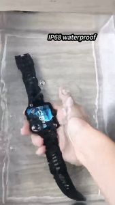 M106 Smartwatch with Donation and Alarm Clock True IP68 Waterproof Cofit App 2-in-1 Smart Watch Strap