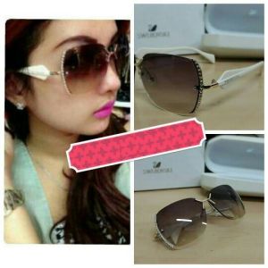 Kacamata Sunglasses !!! KACAMATA SWAROVSKI DAIMOND  / Kacamata Fashion Sunglasses Swarovski Daimond Retro  Free Box Esklusive + Hard Case