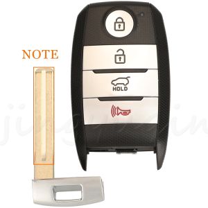 Jingyuqin 95440-D9000/C6100 4 Buttons Smart Remote Car Key Fob 433MHz ID47 Chip for Kia Sportage 2016-2020 Keyless Control FOB