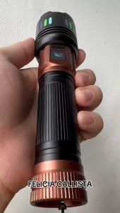 Senter LED Zoom 60Watt Smiling Shark SD-5251 - 5 Mode Cahaya - Zoom Laser - Bisa PB - Aluminium