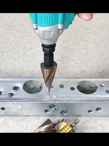 Mũi khoan bước phủ Titan siêu cứng mũi khoan tháp đa năng thép gió HSS mạ Titan chịu mòn cao