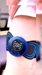 EMS Massager Full Body Terapi Otot Six Pack Mini Massager Elektrik PEMIJAT LEHER Mini Massage Stimulator Servikal Pemijat Pinggang Punggung Otot Pengurang Alat Pijat Leher Terapi Cervical Massage Stickers Aksesoris Kesehatan Smart Fitness Mobile Gym