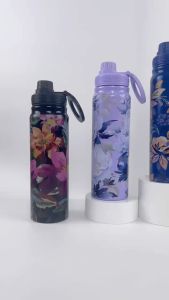 800ML high volume Tumbler 304 stainless steel portable magnetic Cell Phone Holder suction insulation cup hot and cold Thermos