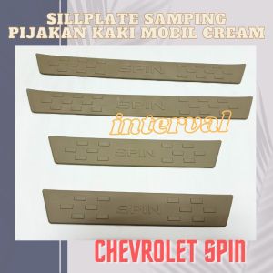 Sillplate Samping Pijakan Kaki Mobil Chevrolet Spin Sill Plate Cream
