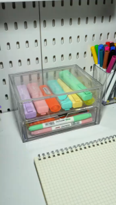 FlexOffice Highlighter Chisel 5.0mm - 5 colors - Box 24pcs - Neon/Smooth Drawing/No Bleed FO-HL017