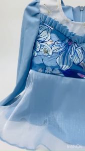 Comel Kids 2023 Muslim J&Y Kids Baju Kurung Peplum Budak  2-7 tahuns year