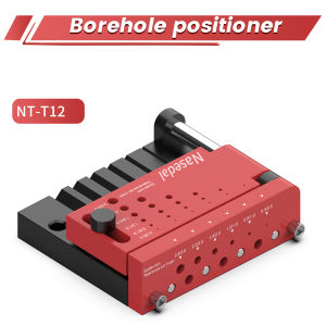 Nasedal Borehole Positioner Round Bar Drilling Auxiliary Tool for Gundam Model DIY Military Hobby Craft Round Rod Center Locator