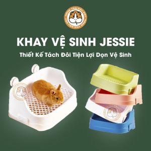 Khay Vệ Sinh Cho Thỏ Bọ Ú Chinchilla Cao Cấp Tiện Lợi Hiệu Jessie