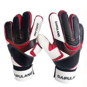 Loogdeel Football Goalkeeper Childrens Soccer Sports Non-slip Wear-resistant Full Latex Goalkeeper Gloves Adult Hand Supports