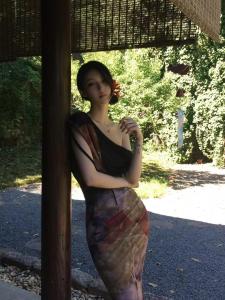 New Chinese Style Liquid Beauty Goddess Original Design Fish Tail Dress Long Net Gown Waist Cinched Sleeveless Summer Dress