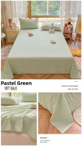 Water Washed Cotton 100% Pure Cotton Bedding Set for Dormitory